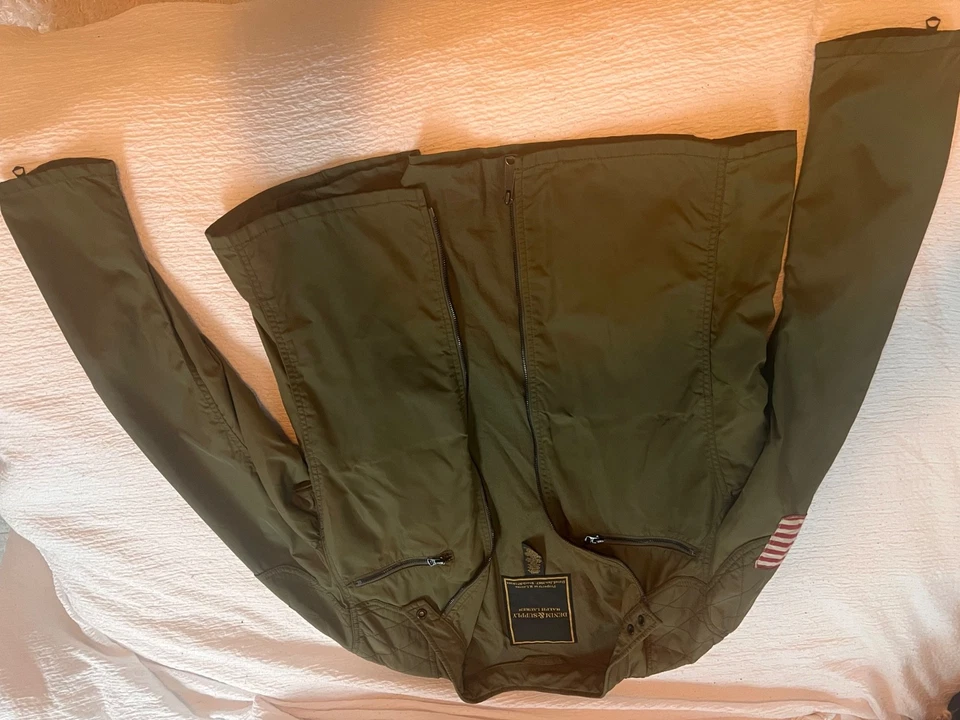 Chaqueta Militar Denim and Supply Ralph Lauren, Extra Grande Verde Militar Foto 2 de 2