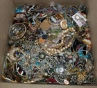 Vintage/Retro/Modern Costume Scrap/Wear Grab Bag Jewelry Lot (BOX A) ~ 21.8 LBS