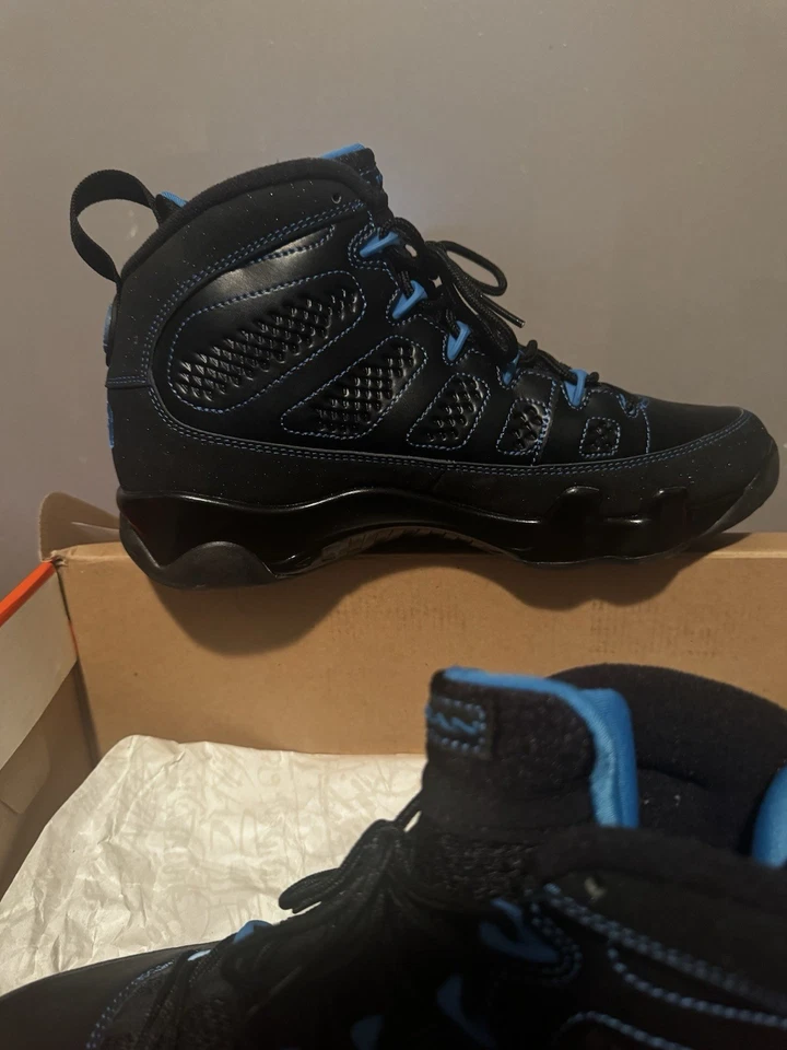 Jordan 9 Retro 2013 Foto Azul Negro Parte Inferior B Talla 9.5 Foto 4 de 4