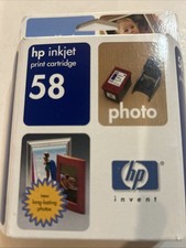 HP 58 Inkjet Print Cartridge Photo Genuine Sealed C6658AN Dated 2004 Free Shipng
