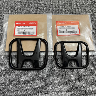 #ad Front Grille Trunk Black H Emblem For Honda 2006 2015 Civic LX Sedan 4 Dr Badge $7.95