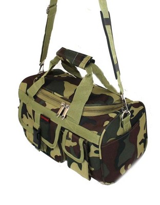 Explorer Woodland Camo Duffle 13x7x6.5 Small Bag