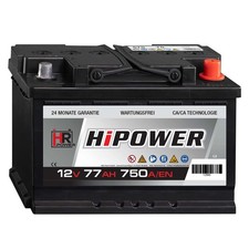 HR HiPower 77Ah Autobatterie 12V 750A/EN 577400078