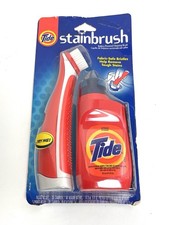 NOS Tide Stainbrush Battery Powered Cleaning Brush w 5oz Detergent AS IS - READ