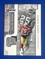 2001 Fleer Game Time Football Charlie Garner Oakland Raiders #24