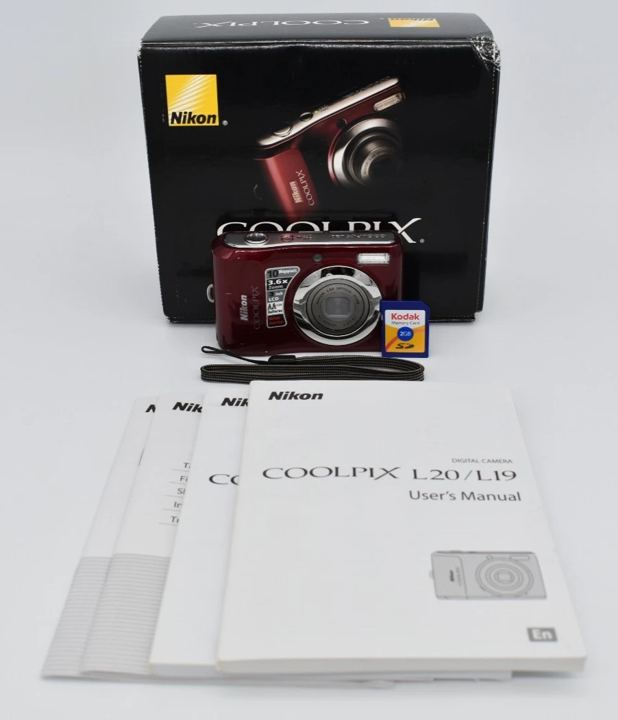 【✨極美品✨】Nikon COOLPIX L20 コンデジ 平成レトロ Nikon COOLPIX Nikon Coolpix L20 Digital Cameras for sale | eBay