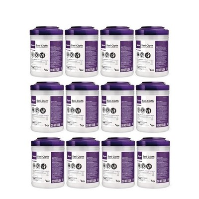 PDI Super Sani-Cloth Wipe - Case of 12 | Q55172 | EPA 9480-4 | USA FREE Shipping