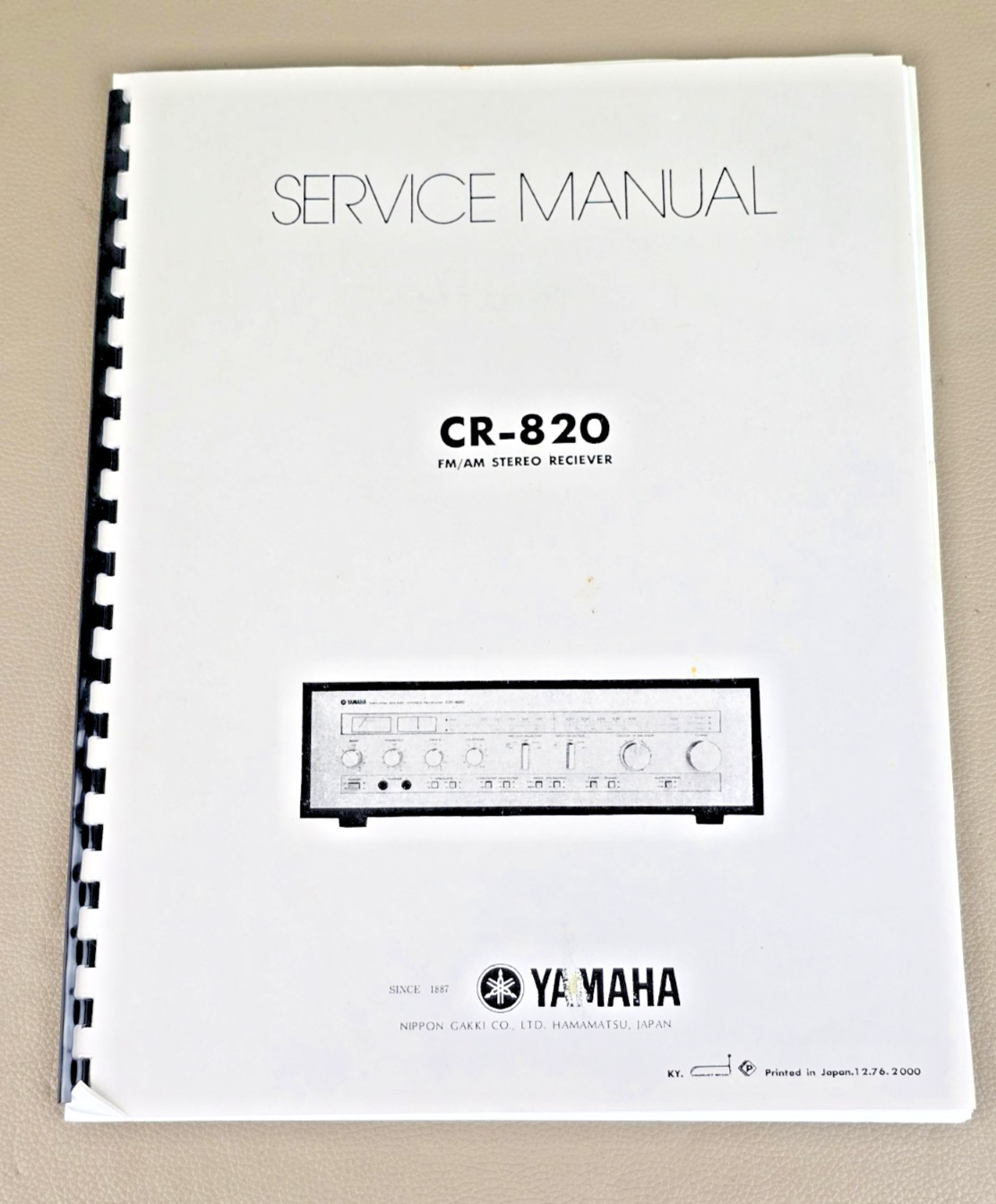 Yamaha Stereo Receiver CR-820 Service Manual D-3055