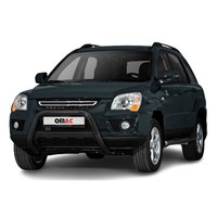 FrontbüGel FrontschutzbüGel FüR Kia Sportage 2008-2010 Mit ABE Stahl Schwarz