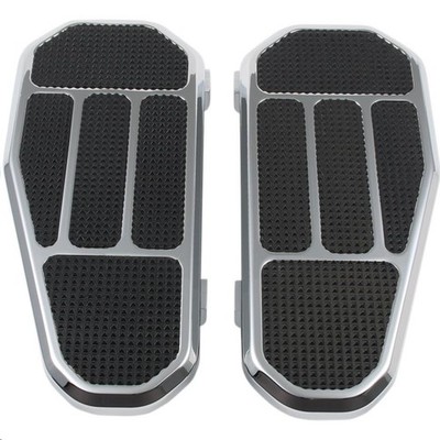 GMA Engineering Boot Hill Driver Floorboards - Chrome Motorcycle Street Bike