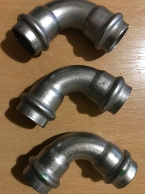 Viega Sanpress Inox Bögen 18mm 90° I-I ( 435646 ) Neuware