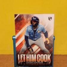 Topps 2024 Update Series Rookie Insert Junior Caminero Rays Let Him Cook #LHC-13
