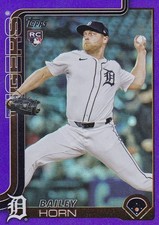 BAILEY HORN /250 TOPPS UPDATE ROOKIE PURPLE RAINBOW FOIL RC TIGERS #US-162 2025