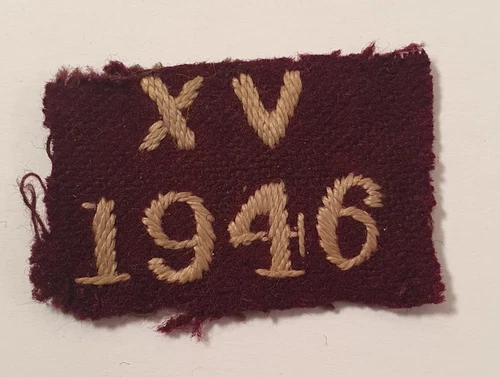 WW2 Era Patch Badge. XV 1946. Poss Military