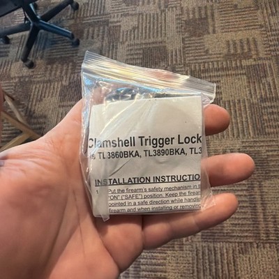 FSDC, Triger Guard Gun Lock w/Turn Key, Polymer, 1 per Pack, mfg TL3860BKA