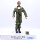 Man of Action Adventure Team Flocked Brown Hair GI Joe 1970 Hasbro 12" Figure
