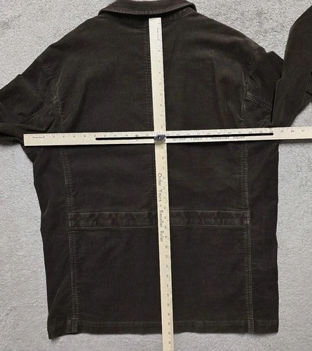Vintage Quicksilver Edition Brown Corduroy Chore Coat Jacket Mens XL 90s EUC image 13