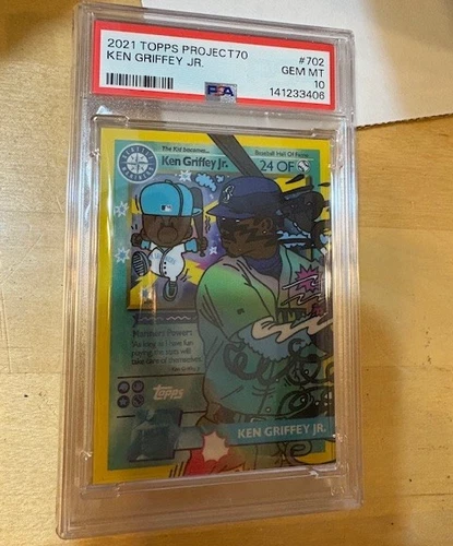 2021 Topps Project 70 Ken Griffey Jr. by Ermsy #702 PSA 10 GEM MT -  Pokemon