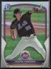 2023 Bowman Draft Austin Troesser Chrome Refractor