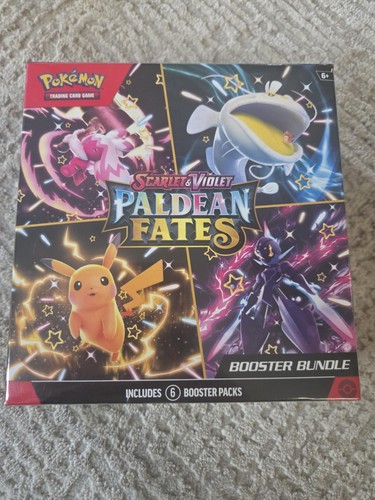 Pokémon Scarlet & Violet PALDEAN FATES Booster Bundle Box * SEALED Pokemon - Picture 2 of 2