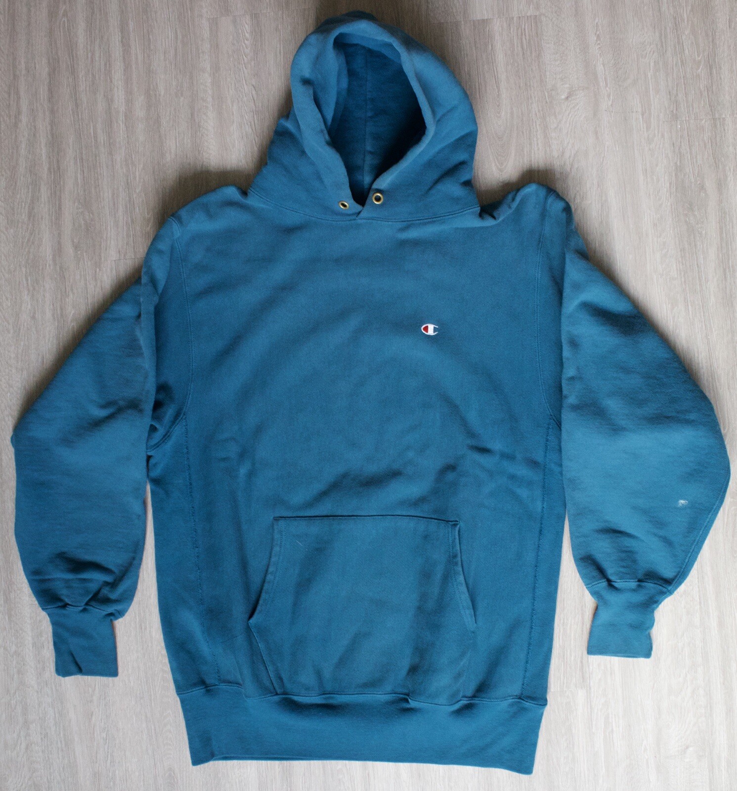 90'S Champion College Pullover Hoodie, Men's, XXL, Vintage cotton gray type Vintage Second Hand