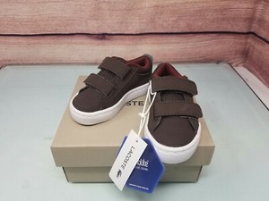 Lacoste Kids Toddler Straightset 119 2 Hook and Loop Sneaker Size 4 US  Red/Brown | eBay