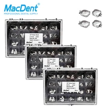 MacDent Dental Orthodontic 16#-#35 Bands with Buccal Tube 1st Molar Roth.022