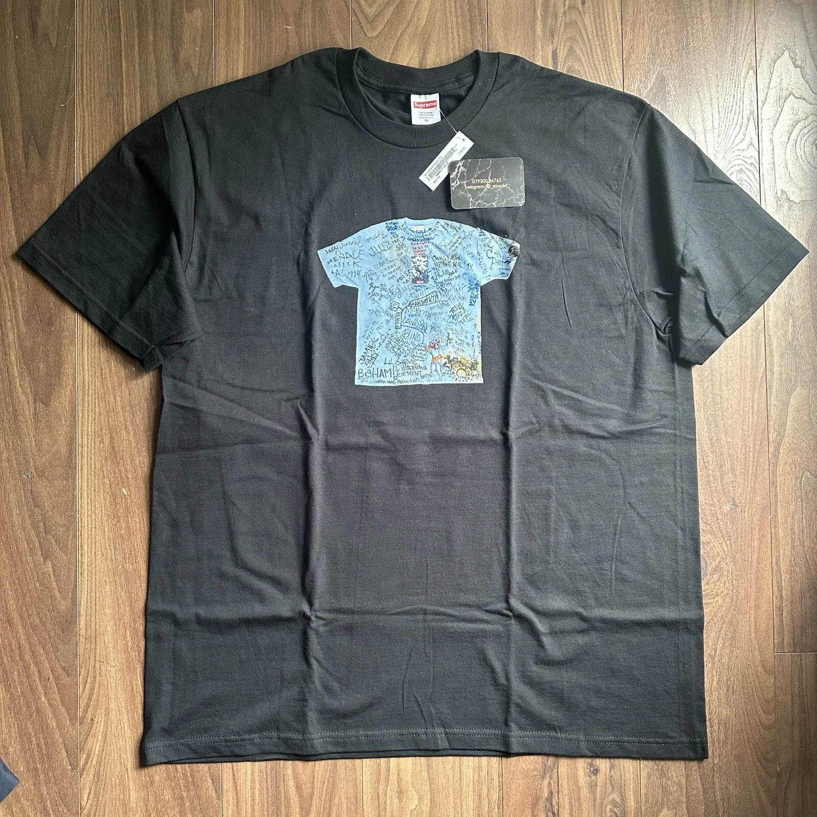 Tee shirt Supreme 30th Anniversary First noir XL neuf jamais porté authentique
