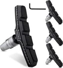 Hapleby 4PCS Premium Bike Brake Pads, Professional Mountain Bicycle V-Brake Pads