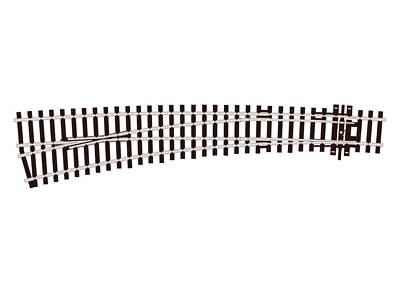 Peco HO Code 100 Curved Double Radius Turnout Streamline Left Hand, Insulf SL-87