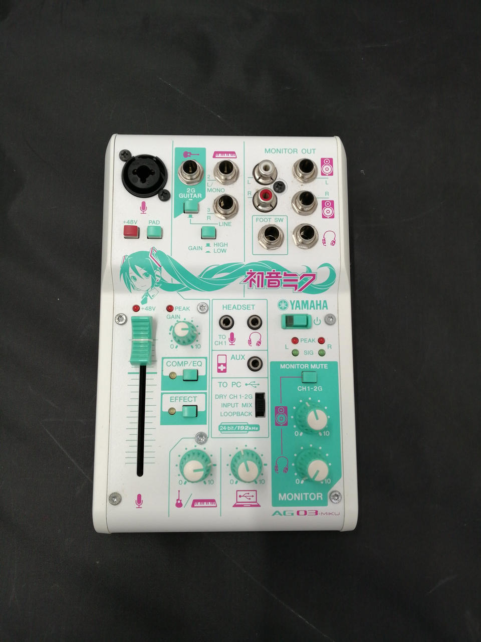 Yamaha Ag03-miku Webcasting Mixer 3 Channel Hatsune Miku JPN for