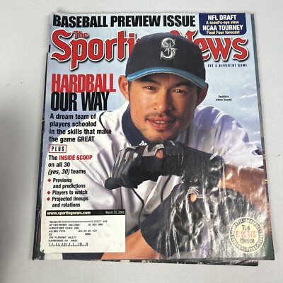 The Sporting News Ichiro Suzuki MLB March 2002 Magazine | eBay