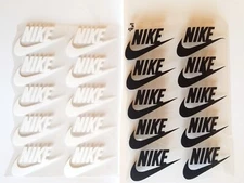 Vynil logo HTV IRON ON 20 Pcs 2"×1" approx 10white-10black