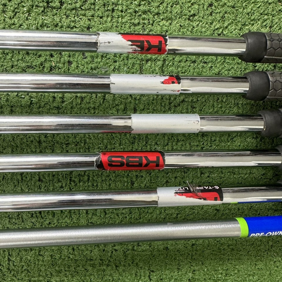 Set De 6 Tiges De Golf KBS S-Taper 130 X-Stiff - Longueurs Variées