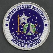 U. S. MARSHAL SERVICE MISSILE ESCORT PATCH