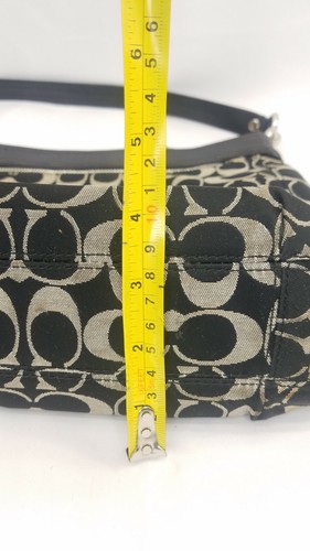 Coach Ashley F20111 Signature C Hippie schwarze Schultertasche Tragetasche - Bild 8 von 9