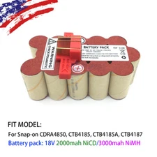 New Battery Replace Pack for  Snap on CTB4185 CTB4187 18 volt DIY with Top End