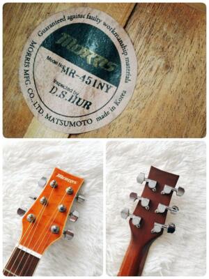 Electric Acoustic Guitar Morris MR-451NY Made in Korea Tiger