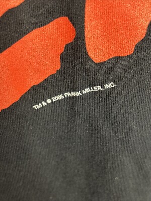 FRANK MILLER'S SIN CITY 2005 COMIC MOVIE GRAPHITTI DESIGNS SHIRT
