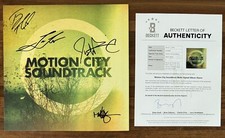 Motion City Soundtrack SIGNED Go Exclusive Green Vinyl BAS Beckett COA Autograph