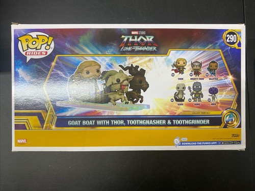 Funko Pop! Paseos: Thor #290 bote de cabra con Thor, brocheador de dientes y molinillo de dientes - Imagen 2 de 6