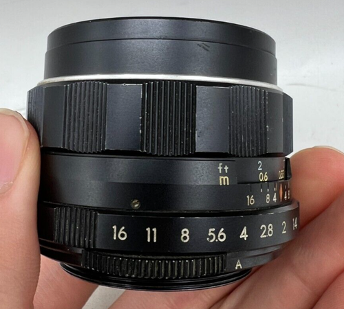 Asahi Pentax Super Takumar 50mm f1.4 M42 Screw Mount Lens SLR Cameras 8 Element - Picture 8 of 16