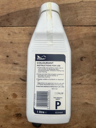 Dulux Trade Tinter Colourant 1 litre. New. Choice Of Colours. - Picture 19 of 25
