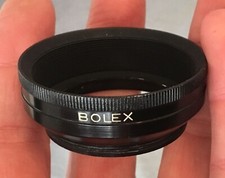 Nice Vintage Original Bolex 40mm to 45mm Lens Adapter Black Brass Near Mint