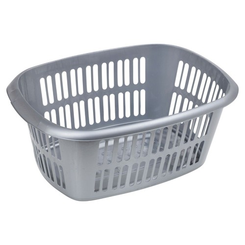 Large 55L Rectangular Laundry Basket Handles Storage Washing Bin Hamper Plastic - Picture 2 of 4
