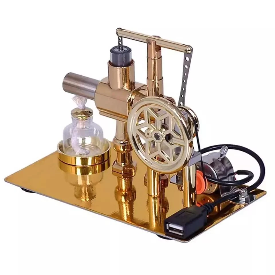 Hot Air Stirling Engine Model Toy Micro Motor Power Generator Engine DIY Motor - Image 2 of 4
