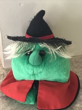 Puffkin Green Witch Beanie Plush 6