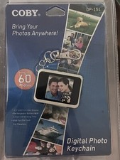 Digital Photo Keychain Coby DP-161 Holds 60 Photos 1.5 LCD Display NEW SEALED