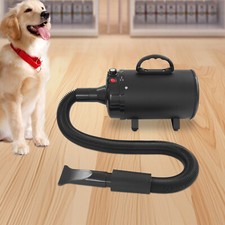 Pet Dog Hair Dryer 2200W Adjustable Speed Dog Grooming Blow Dryer with 4 Nozzles