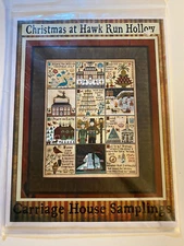 Christmas At Hawk Run Hollow - Cross Stitch Pattern by Carriage House Samplings